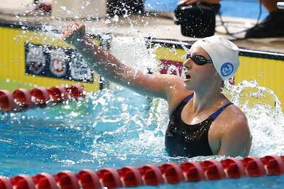 Ledecky breaks Evans' 1500 freestyle record at US Nationals