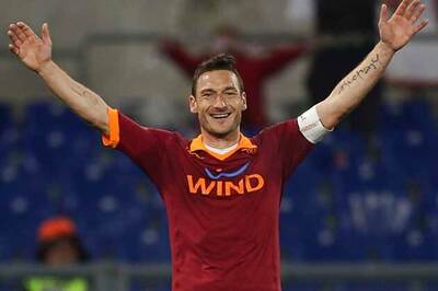 Veteran Francesco Totti as strong as ever for AS Roma