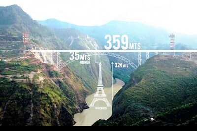 Railway Bridge on J&K's Chenab River to be Higher Than the Eiffel Tower