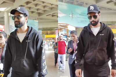 Vicky Kaushal Looks Tired As He Returns From IIFA 2023 Duties, Rocks A Black Hoodie; Watch