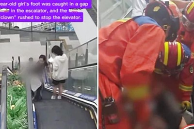 Watch: Little Girl’s Foot Gets Stuck In Escalator