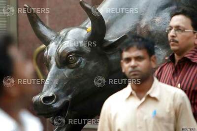 Sensex closes down 171 points as rupee hits record low
