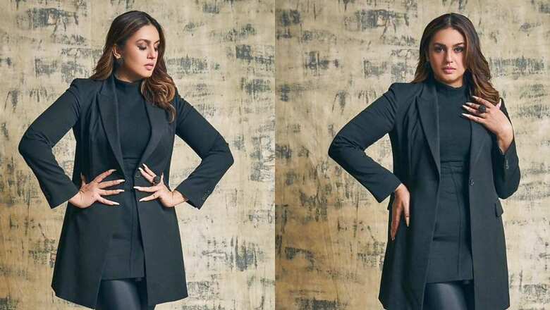 Huma Qureshi In All-Black Outfit Looks Classy Yet Fierce In Every Way