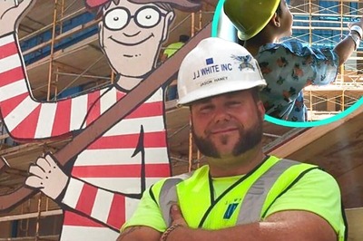 Construction Worker Creates ‘Seek-And-Find’ Game For Hospital Kids Next To Work Site