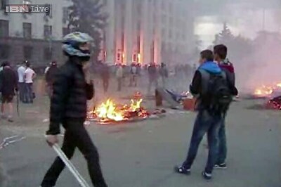 Ukrainian unrest spreads; dozens dead in Odessa