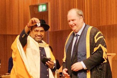 Padmashree Shankar Mahadevan Receives Honorary Doctorate From Birmingham City University