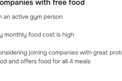 Techie With Rs 43 Lakh Salary Seeks Job In Firms Providing 4 Meals; Internet Confused