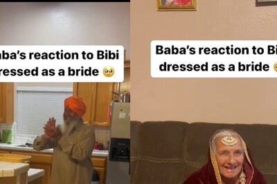 Elderly Man's Reaction to His Wife Dressed as a Bride Will Make You Smile