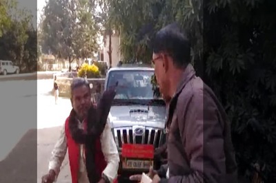 Jharkhand BJP Leader Caught on Tape Assaulting Transport Officer For Removing Name Plate From Car
