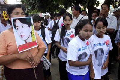 Myanmar junta releases Aung San Suu Kyi