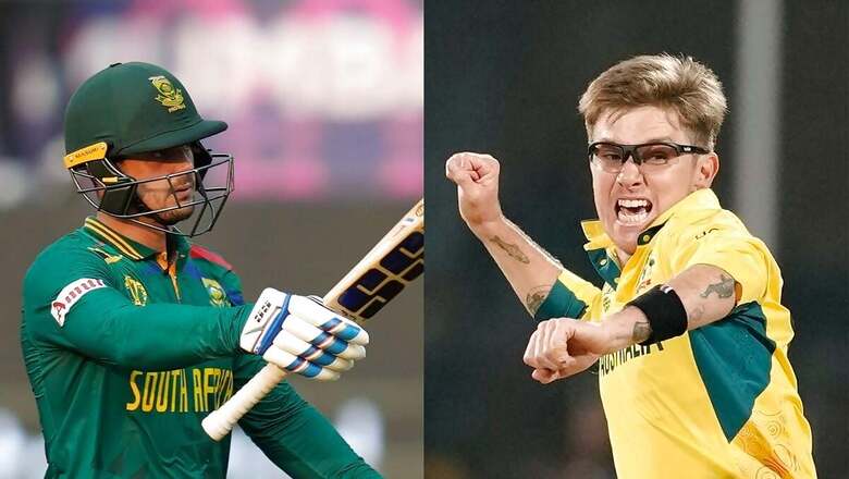 World Cup 2023: Quinton de Kock Continues to Lead Golden Bat Race; Adam Zampa Holds Top Spot in Golden Ball Tally