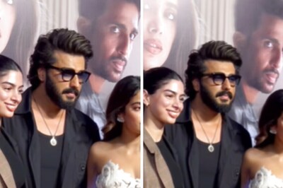Ulajh Screening: Arjun Kapoor And Khushi Are Sister Janhvi's Biggest Cheerleaders