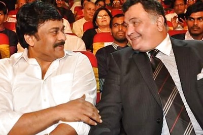 Rishi Kapoor and Chiranjeevi bond at an award function