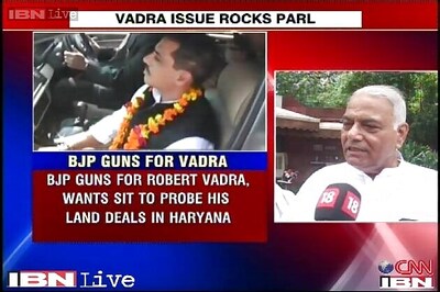 Congress-BJP at loggerheads in Parliament over Vadra land deals