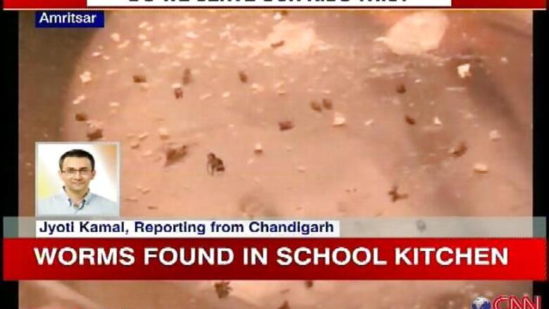 Mid day meal: Worms in Amritsar school kitchen; 66 kids faint in TN