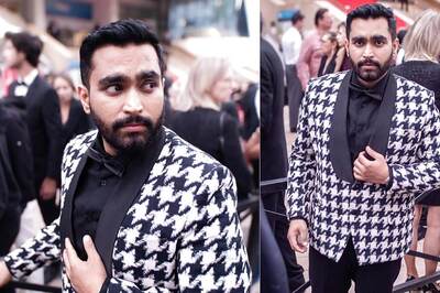 Viraj Ghelani Makes Statement in a Stunning Black and White Suit at the 77th Cannes Film Festival