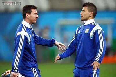 Sergio Aguero to 'try and convince' Messi to join City