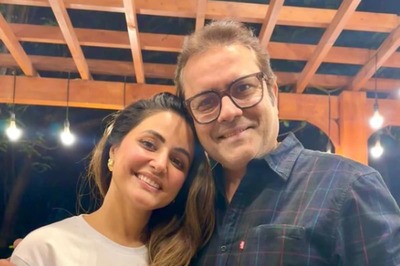 Yeh Rishta Kya Kehlata Hai's Hina Khan Reunites With Her On-Screen Dad Sanjeev Seth