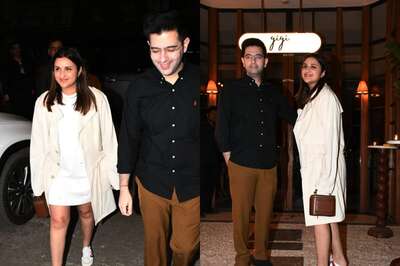 Parineeti Chopra, Raghav Chadha Wear Their Million Dollar Smile As They Walk Hand-in-Hand In Bandra, Photos