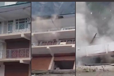 Caught on Cam | Building Collapses, Disappears Into River In Seconds In Kullu As Rain Wreaks Havoc In Himachal