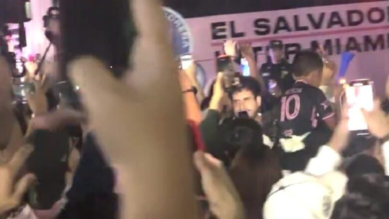 WATCH: Fans in El Salvador Swarm Lionel Messi's Inter Miami Bus Ahead of Expected Luis Suarez Debut in Friendly