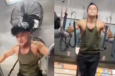 Indian Man Performs Gym Antics on Running Train, Internet Asks, 'Dance Wasn't Enough?'