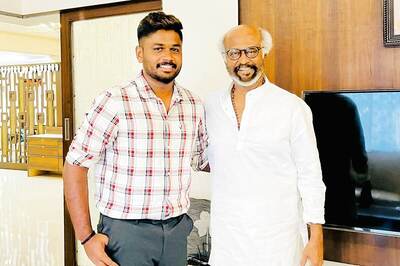 Sanju Samson's Childhood Dream to Meet Rajinikanth Comes True; See Picture