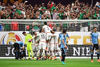 Marquez, Herrera Score Late as Mexico Stun Uruguay in Copa America