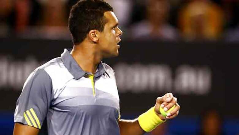 Jo-Wilfried Tsonga edges past Fish at Indian Wells