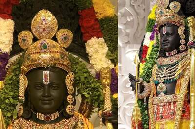 Golden Crown Adorning Ram Lalla at Ayodhya, 2 Silver Temple Replicas Made in Surat