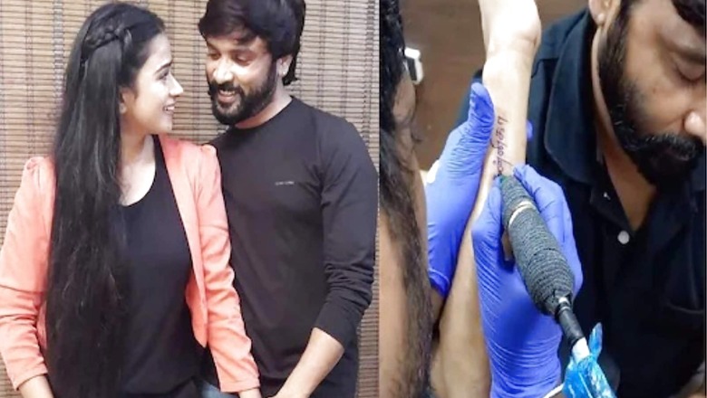 Newlyweds Snehan, Kannika Ravi Get Each Other’s Names Inked On Their Arms