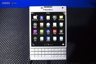 BlackBerry Passport: BlackBerry launches its square-shaped smartphone at Rs 49,990 in India; features a 4.5-inch touchscreen, 3-row keyboard