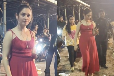 Tamannaah  Bhatia Looks Chic In A Red Jumpsuit As She Gets Papped In The City, Fans Call Her ‘Beautiful'