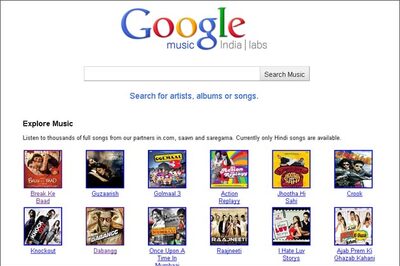 Google Music comes to India with Hindi songs