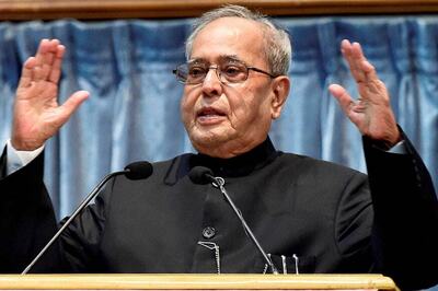India Should Aspire to Become Global Power of Happiness: President Mukherjee