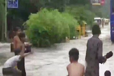 WATCH: After Heavy Downpour, Children Seen Swimming, Playing on Flooded Delhi Streets