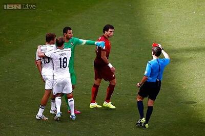 World Cup 2014: Pepe faces possible three-game ban after red card
