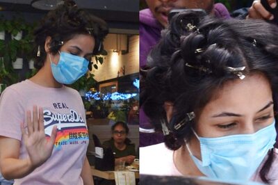 Shehnaaz Gill Steps Out with Hair Curlers On to Eat in Between Shoot, Fans Call Her ‘Hardworking’; Watch