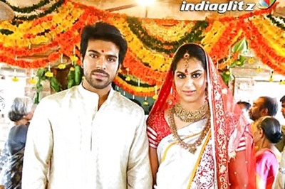 Telugu actor Ram Charan's wedding card