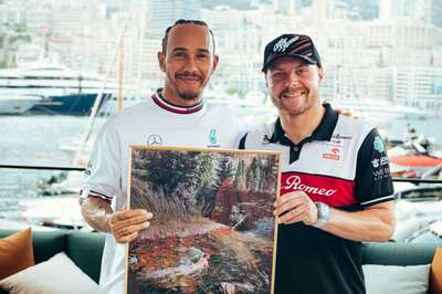 F1: Valtteri Bottas Gifts Lewis Hamilton a Naked Photo of Himself ahead of Monaco GP