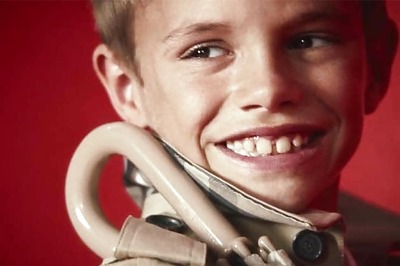 Watch: Beckham's son Romeo models for Burberry