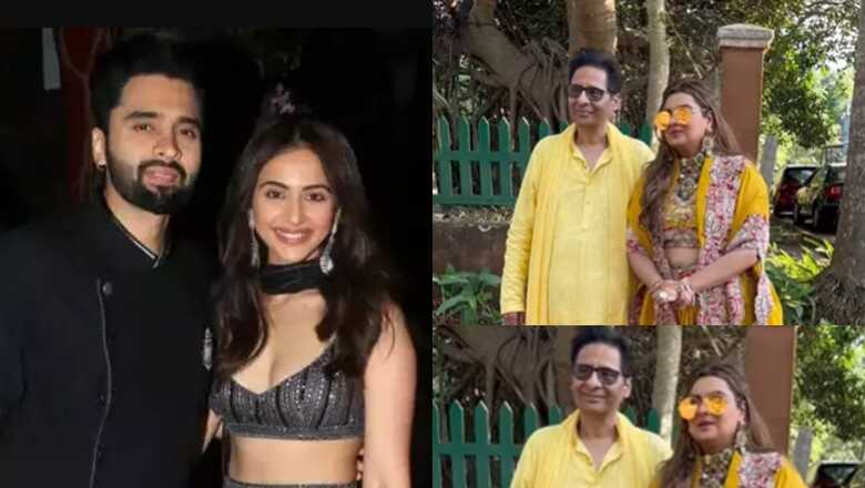 Jackky Bhagnani's Dad Vashu, Sister Deepshikha Kickstart Wedding Festivities With Rakul Preet Singh, Watch