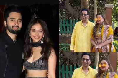 Jackky Bhagnani's Dad Vashu, Sister Deepshikha Kickstart Wedding Festivities With Rakul Preet Singh, Watch