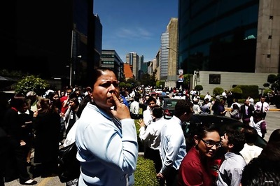 Mexican Prez says no serious damage from quake