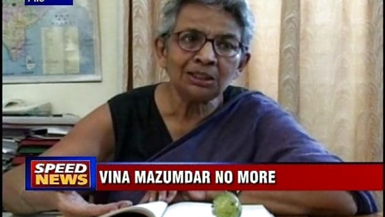 Women's rights activist Vina Mazumdar dies in Delhi