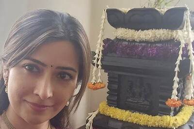 Actress Radhika Pandit Shares Pictures With Family From Her Ugadi Celebration