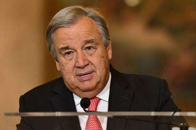 UN Chief Saddened Over Destruction Caused by Cyclone Title in Odisha, Andha Pradesh