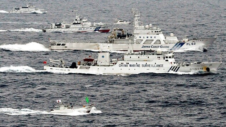 Three Chinese ships sail into disputed islands, claims Japan
