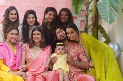 Shraddha Kapoor Attends Priyank Sharma and Shaza Morani's Godh Bharai Ceremony In Style