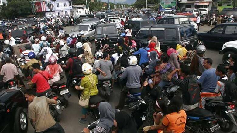 Twin quakes in Indonesia, India spared tsunami